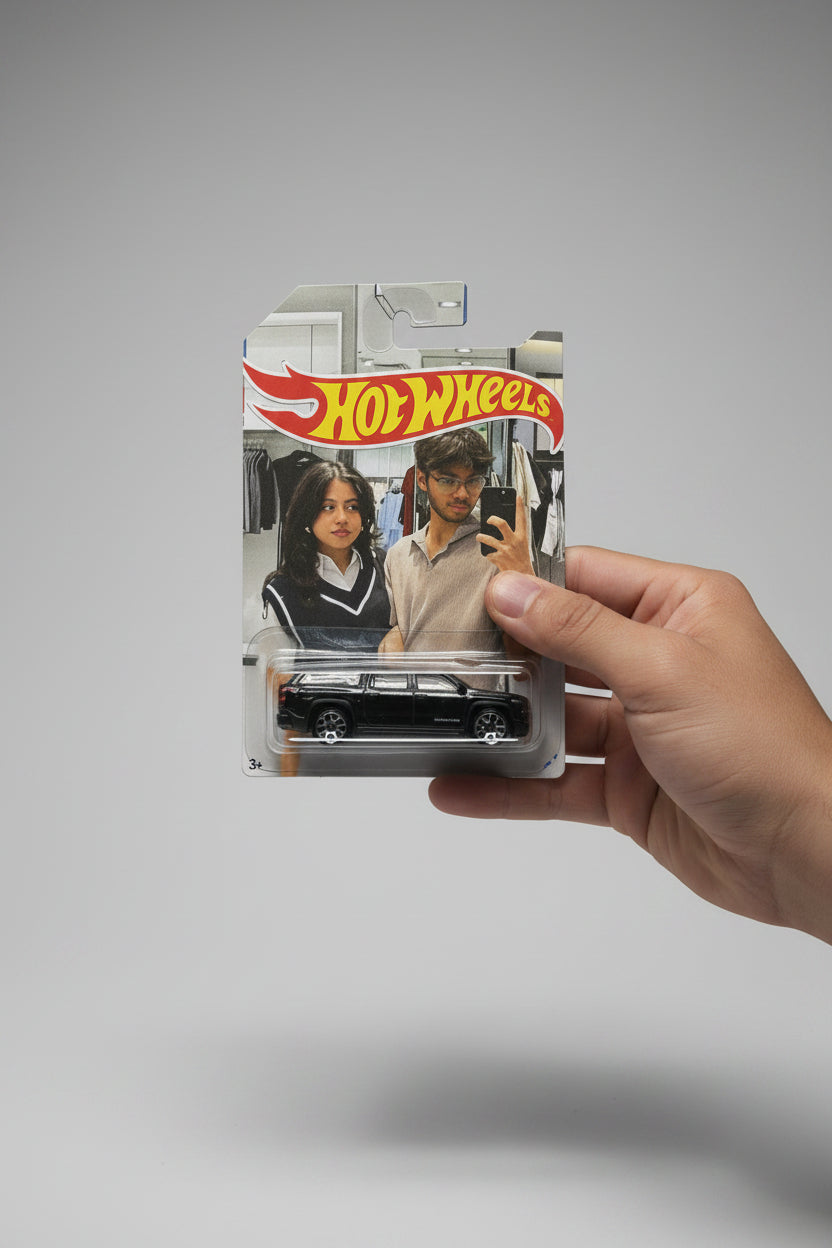 Customized Hot Wheels Portrait – Personalized Photo Collectible