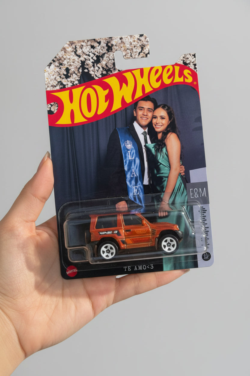 Customized Hot Wheels Portrait – Personalized Photo Collectible